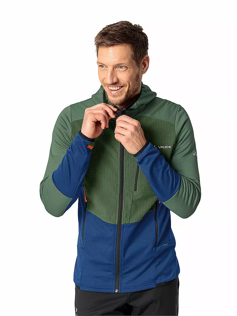 VAUDE | Herren Touren Fleecejacke Monviso Grid Fleece | olive