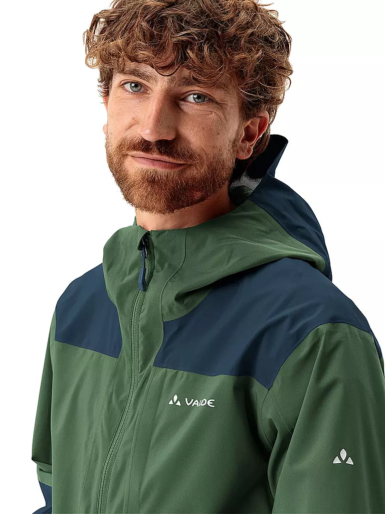 VAUDE | Herren Wanderjacke Elope Hoodie | dunkelgrün