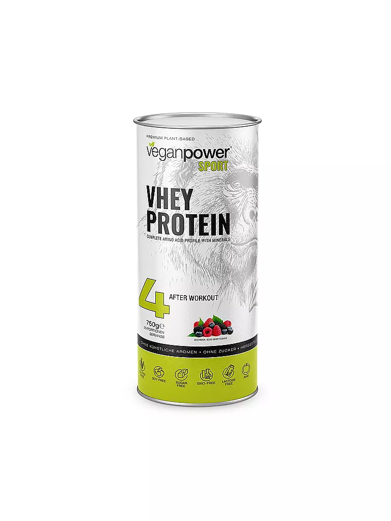 VEGANPOWER | VHEY® Protein Beere | rot