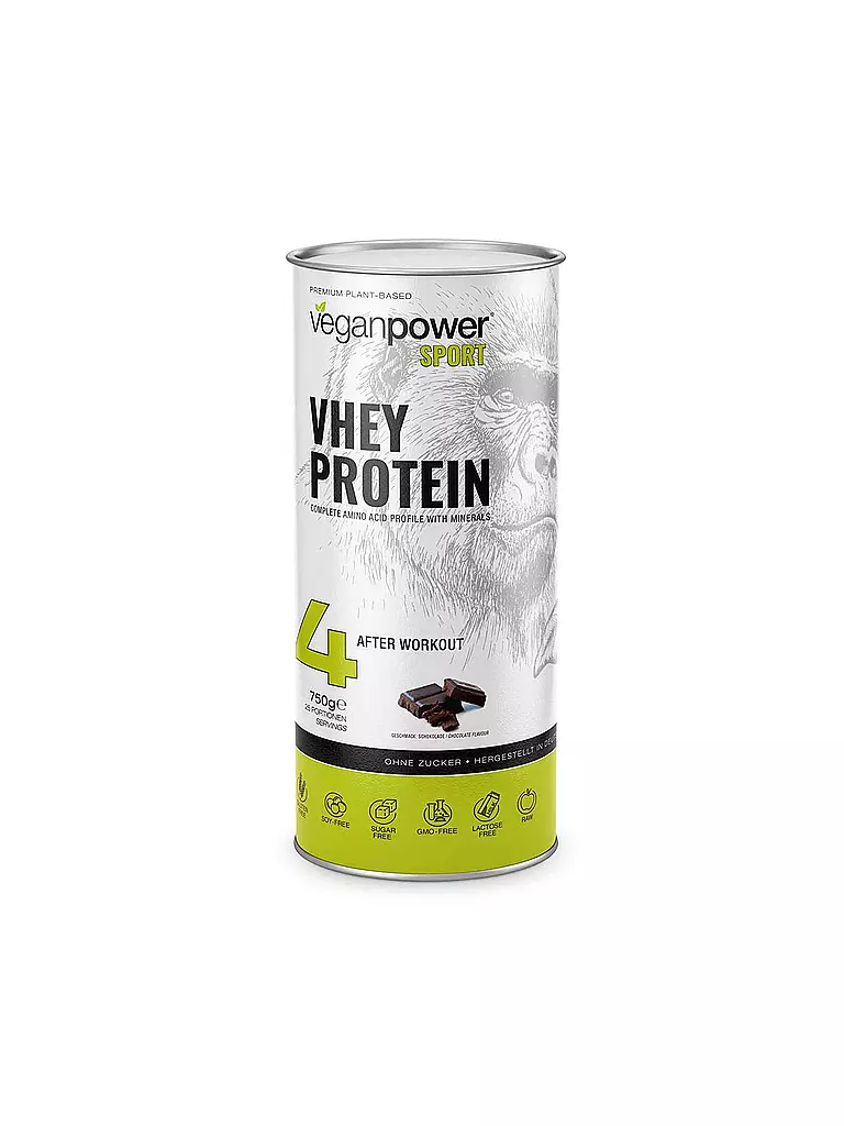 VEGANPOWER | VHEY® Protein Schokolade | keine Farbe