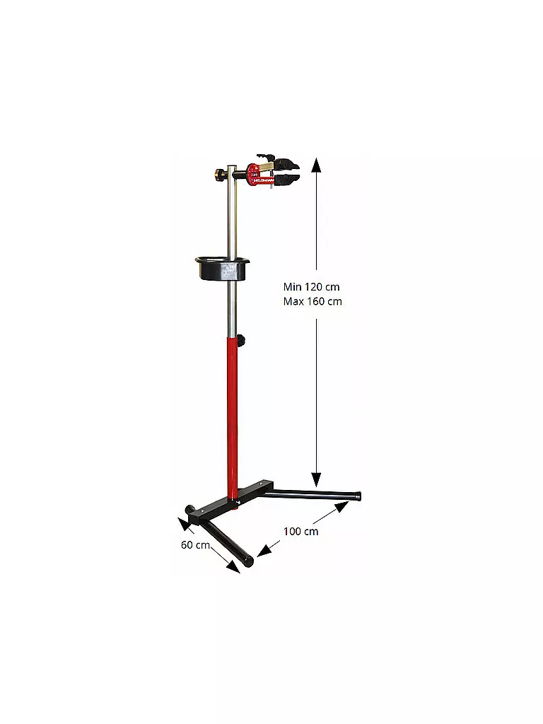 VELOMANN | Fahrrad Montageständer Pro Stand X | rot