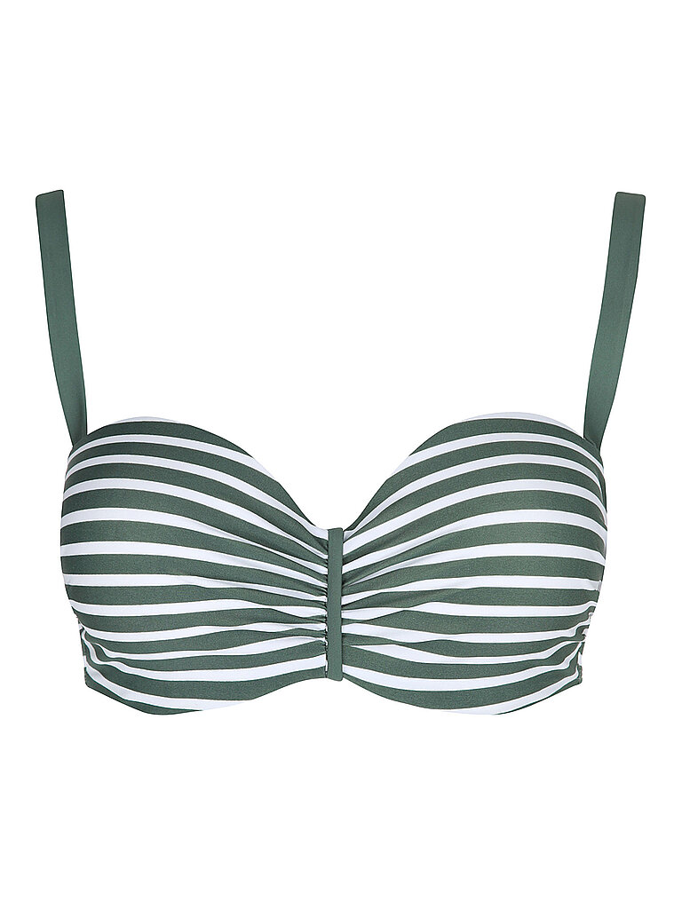 VENICE BEACH Damen Bikinioberteil Bügel-Bandeau olive | 36E
