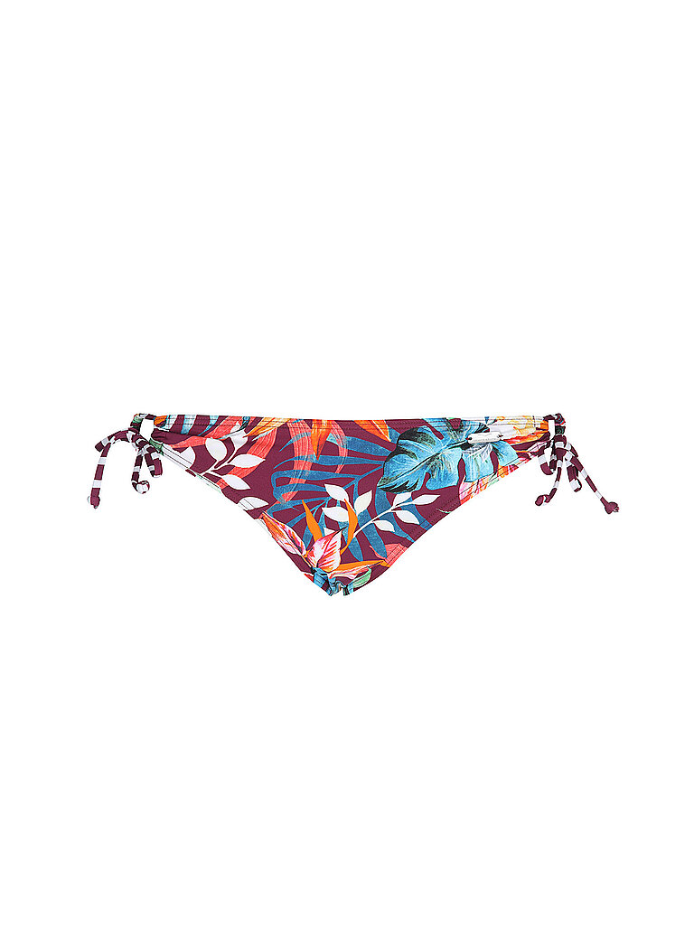 VENICE BEACH Damen Bikinihose mit Ring dunkelrot | 40