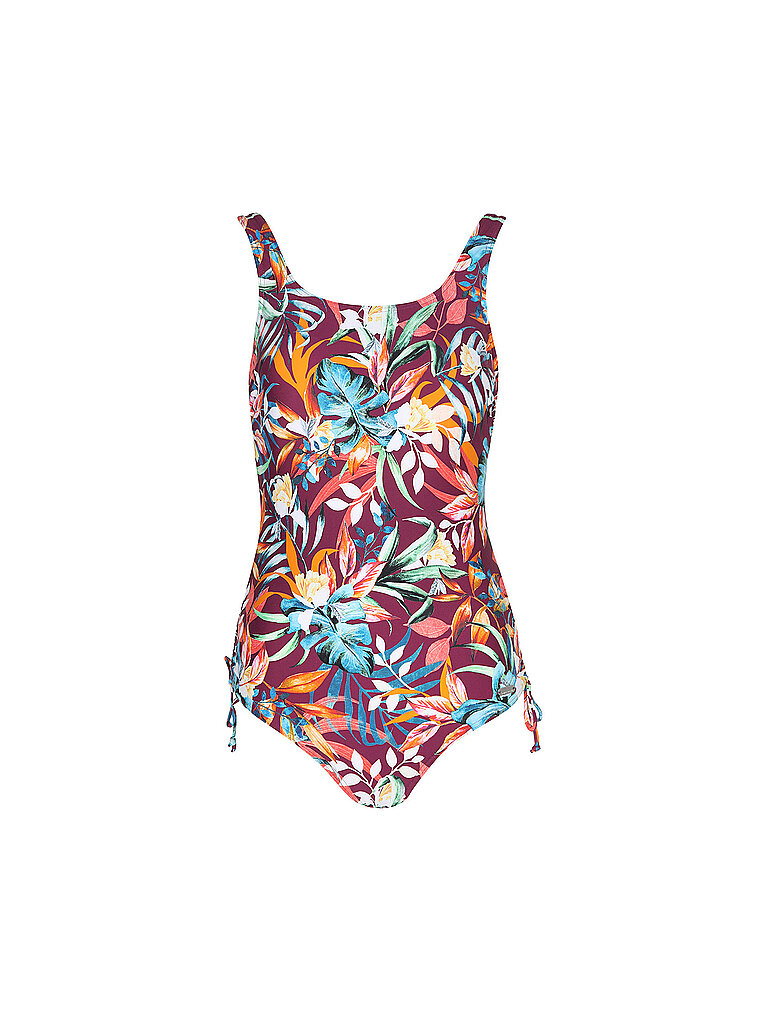 VENICE BEACH Damen Badeanzug dunkelrot | 44C