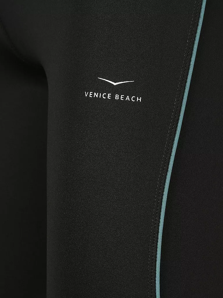 VENICE BEACH | Damen Fitness-Caprihose Kimberly | schwarz