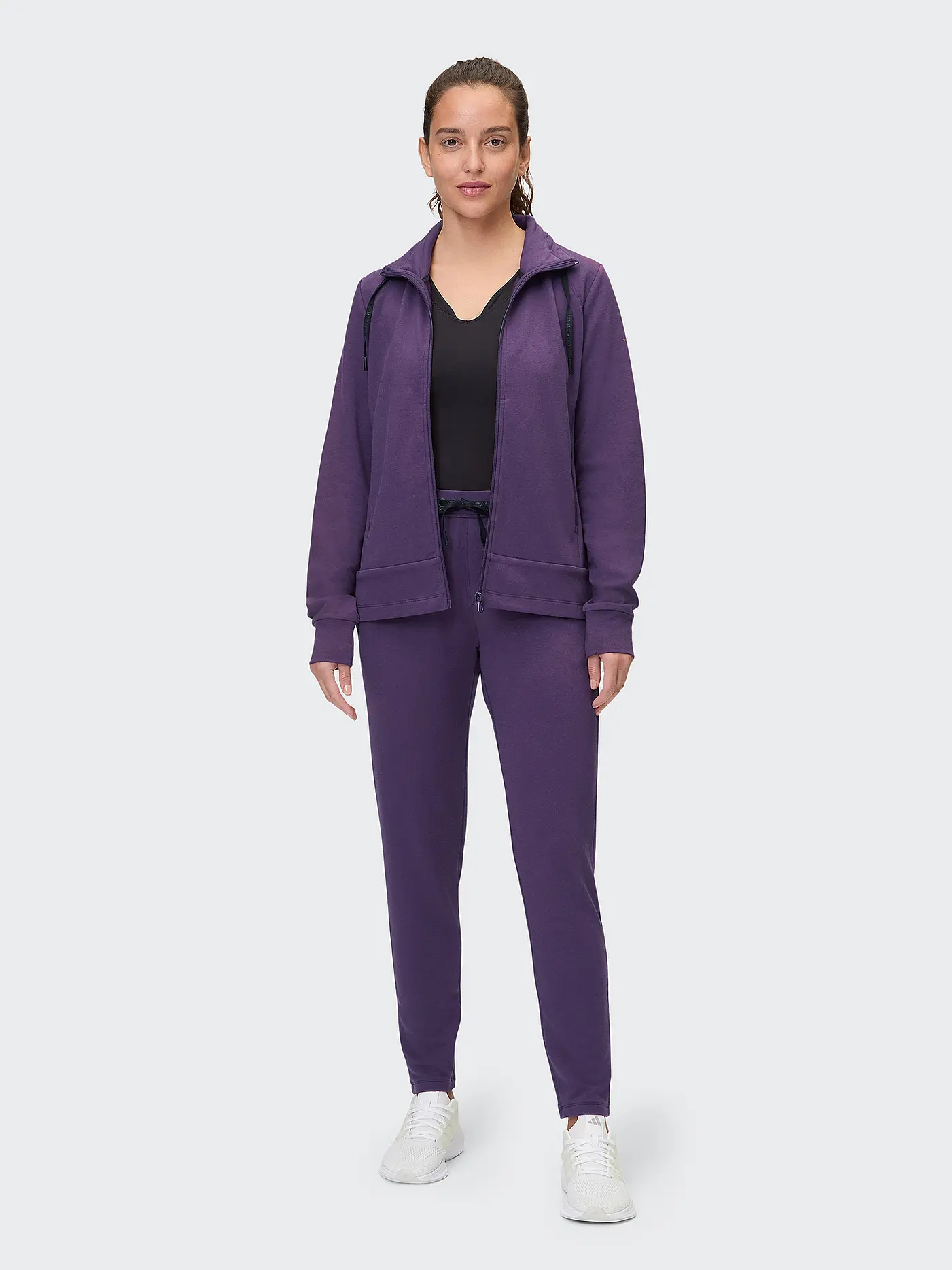 VENICE BEACH | Damen Fitnessjacke Florence | lila