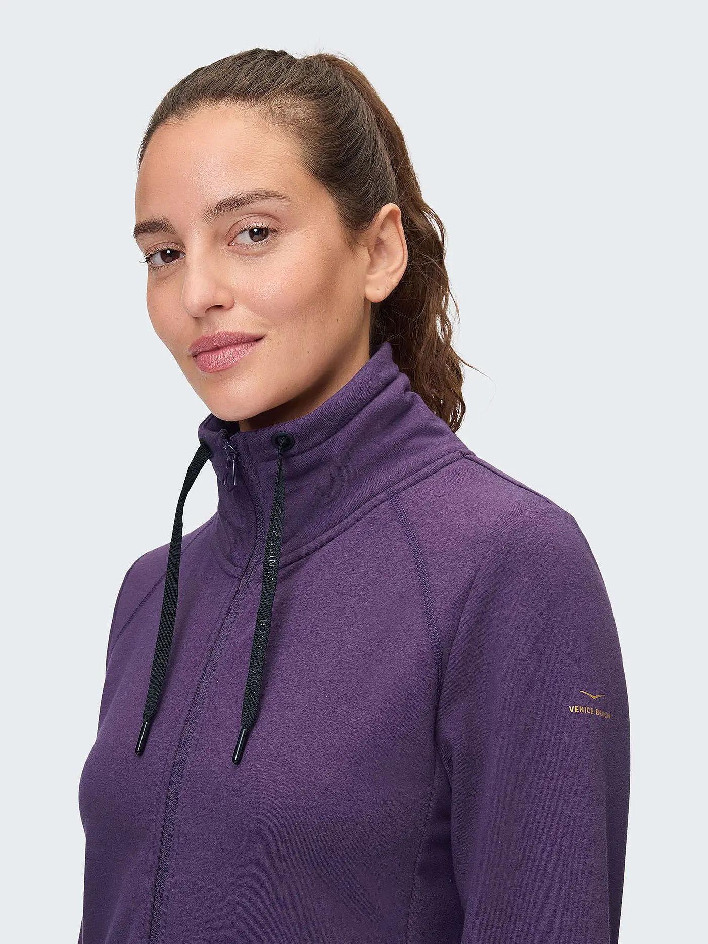 VENICE BEACH | Damen Fitnessjacke Florence | lila