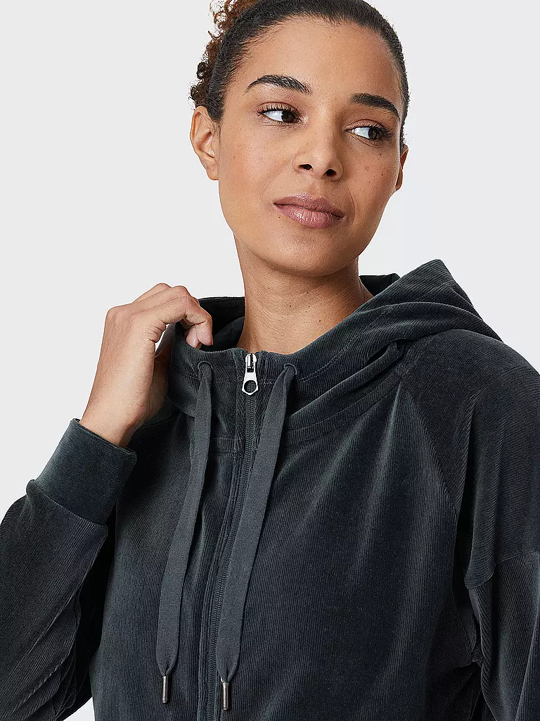 VENICE BEACH | Damen Fitnessjacke Jolina | dunkelgrün