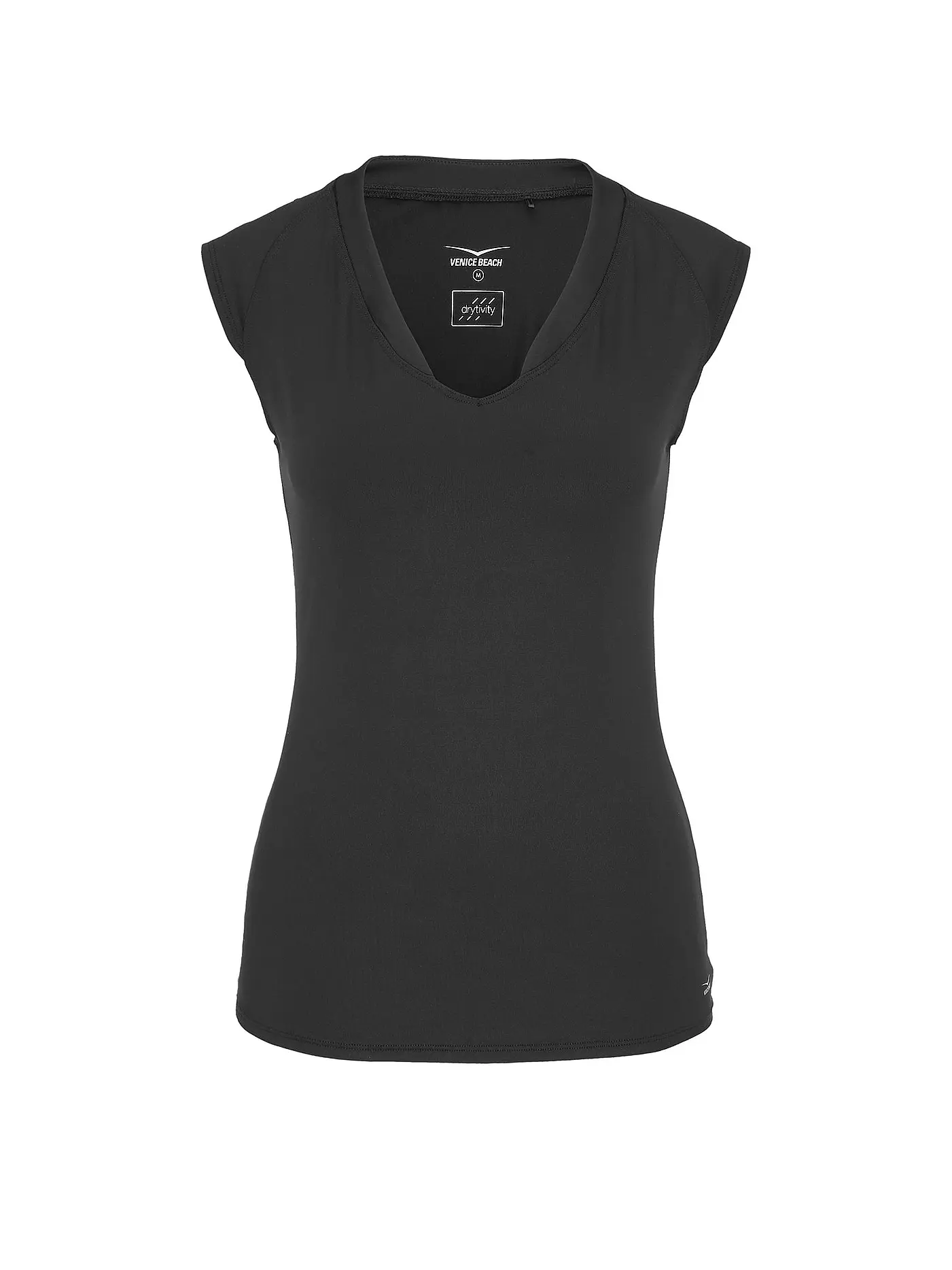 VENICE BEACH | Damen Fitnessshirt Eleam | schwarz