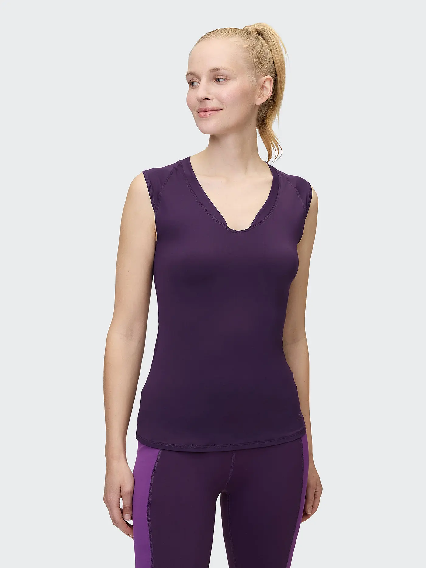 VENICE BEACH | Damen Fitnessshirt Eleam | lila