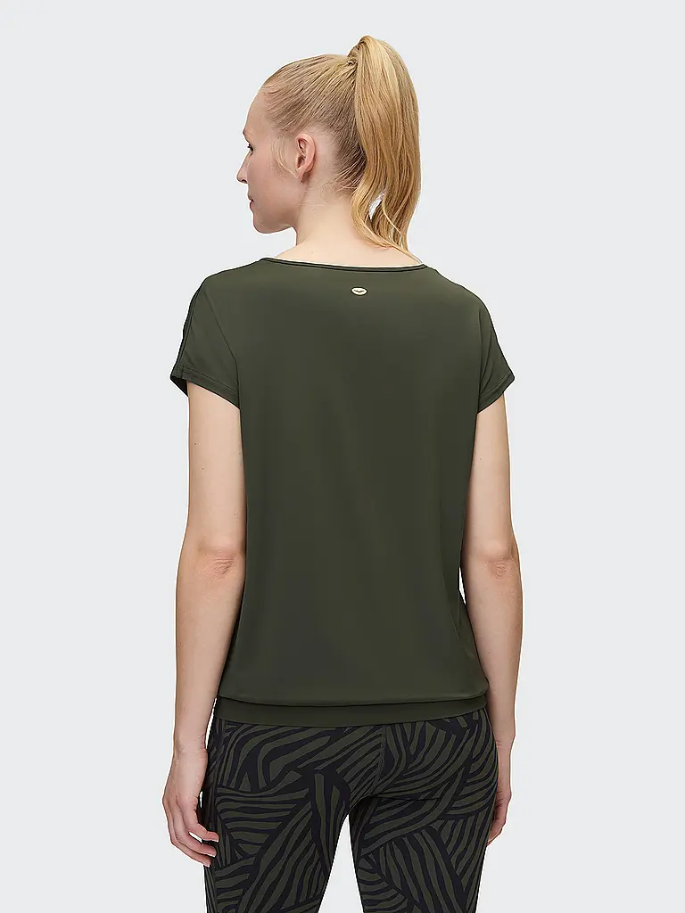 VENICE BEACH | Damen Fitnessshirt Ryah | dunkelgrün