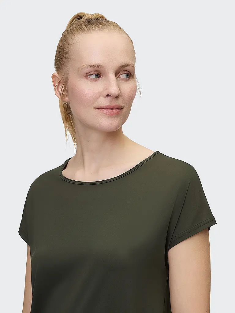VENICE BEACH | Damen Fitnessshirt Ryah | dunkelgrün