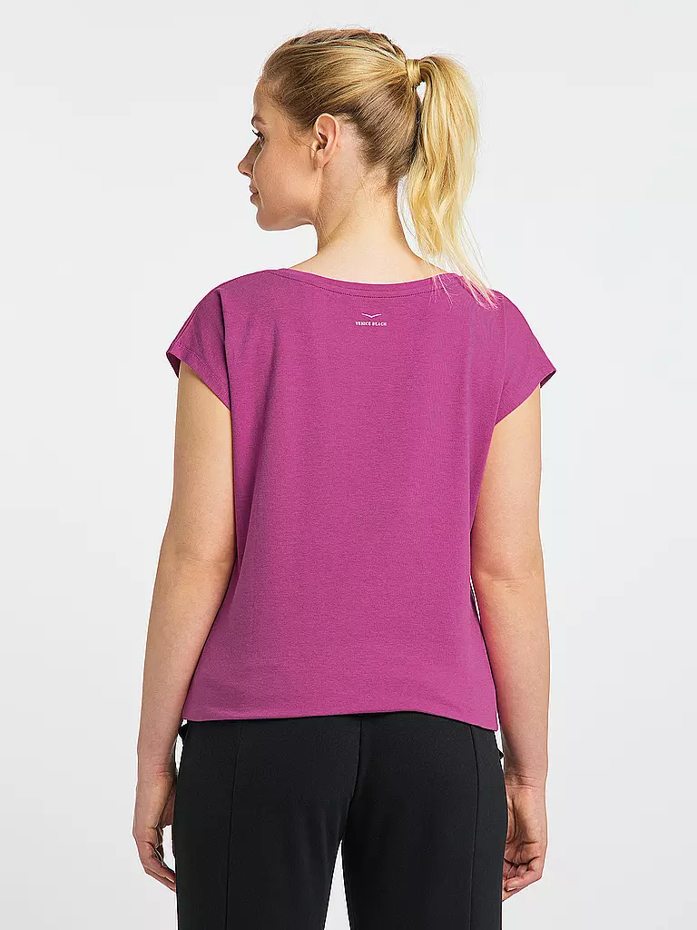 VENICE BEACH | Damen Fitnessshirt Wonder | beere