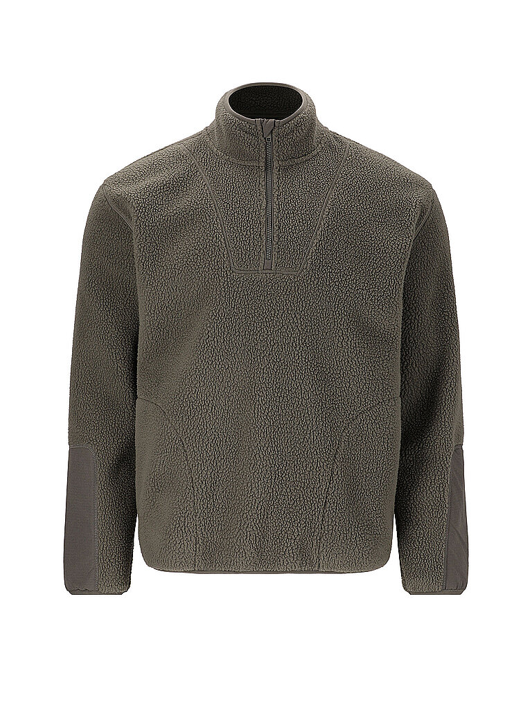 VIRTUS VIRTUS Herren Sweater Fleece 1/2 Zip dunkelgrün | M, dunkelgrün