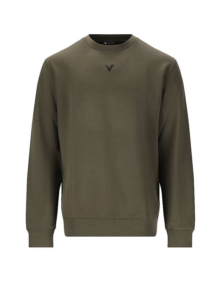 VIRTUS VIRTUS Herren Sweater Taro Crew dunkelgrün | M, dunkelgrün