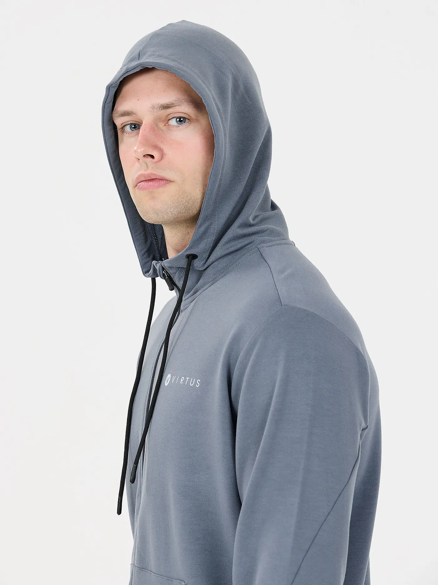 VIRTUS | Herren Kapuzenjacke Brent | grau