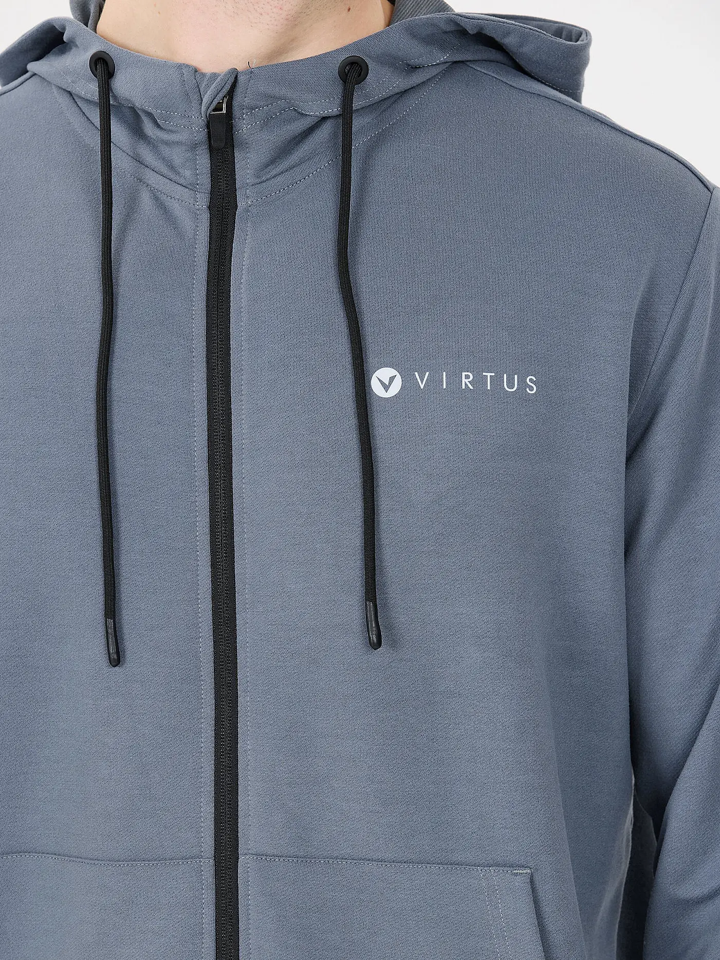 VIRTUS | Herren Kapuzenjacke Brent | grau