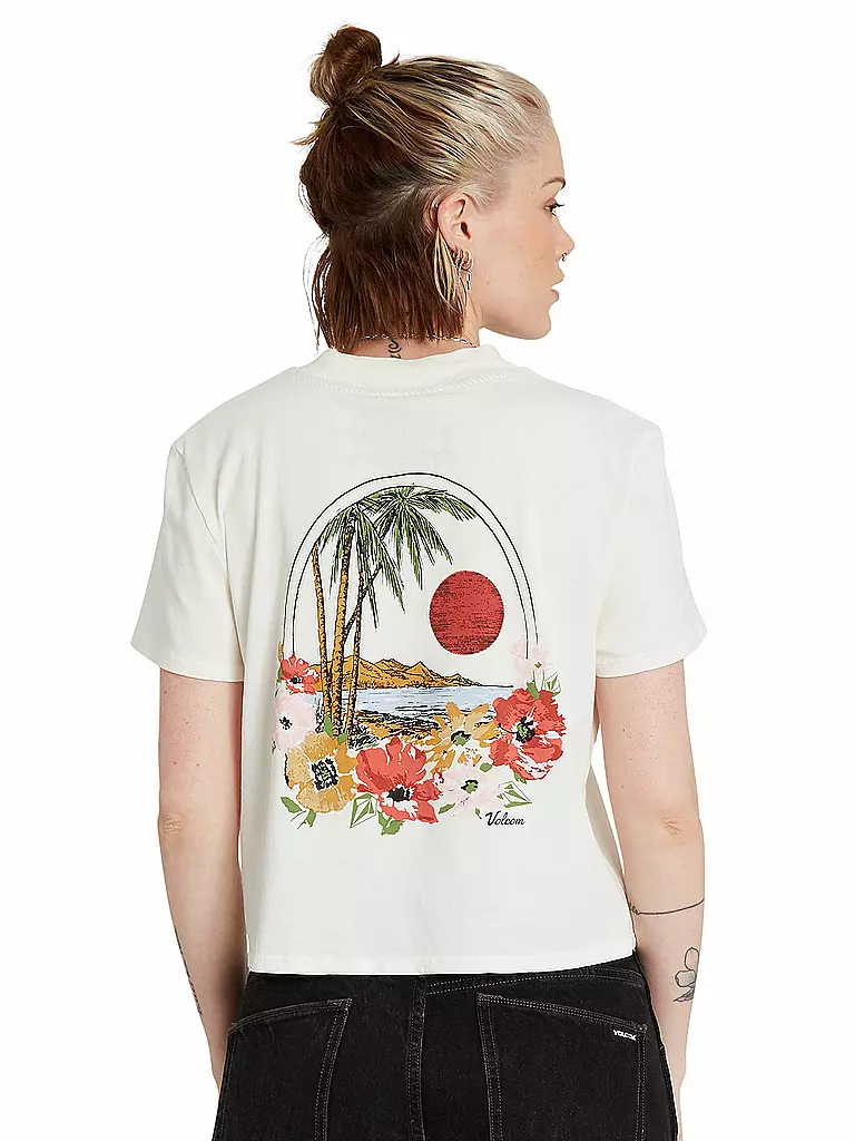 Volcom Pocket Dial Tee, Maglietta Donna In Cotone Biologico, Girocollo Con Tasca, Traspirante, Taglio Moderno, Vari Colori