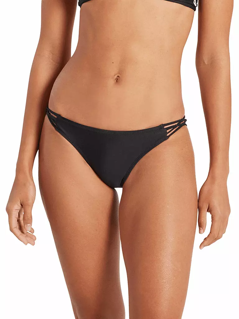 VOLCOM | Damen Bikinihose Simply Solid Full | schwarz