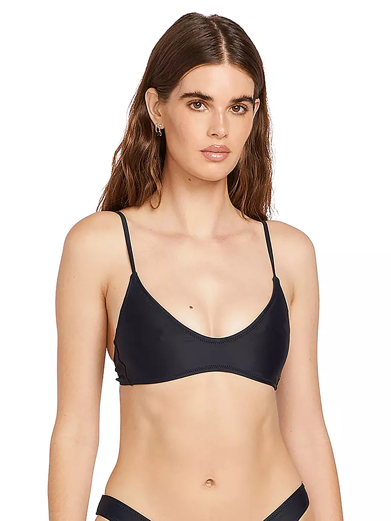 VOLCOM | Damen Bikinioberteil Simply Solid Crop | schwarz