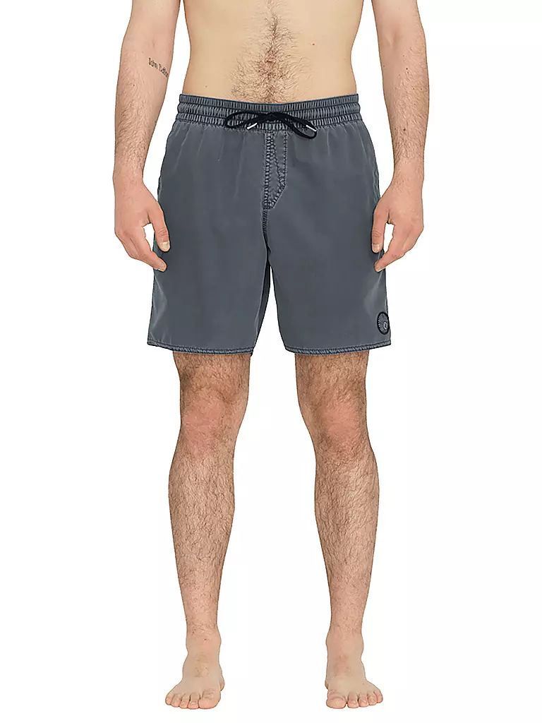 VOLCOM | Herren Badeshort Center 17" Trunk | grau