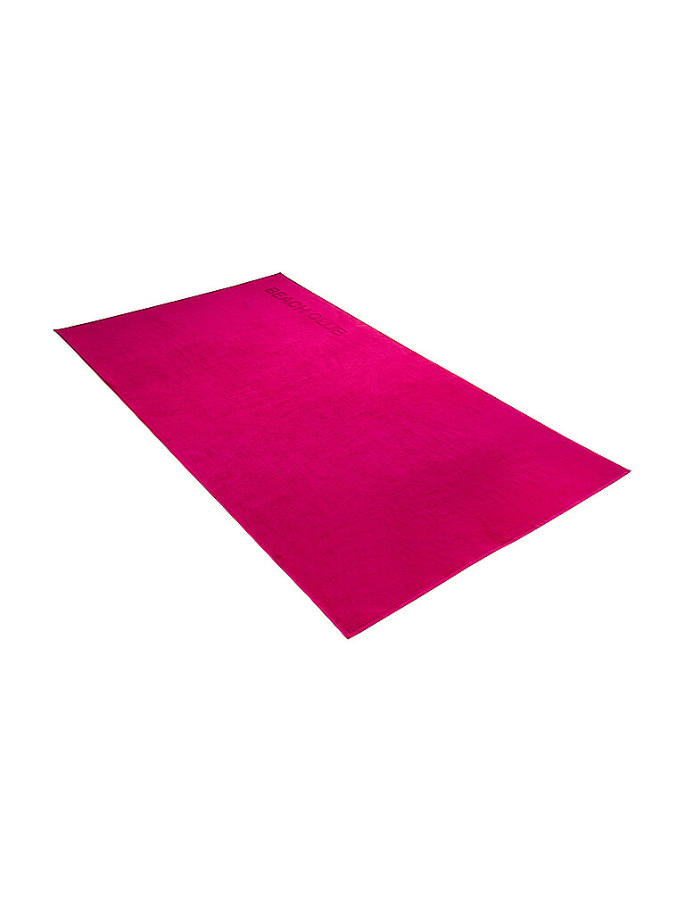 VOSSEN VOSSEN Velour-Strandtuch Beach Club 100x180cm beere, beere