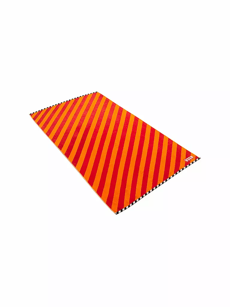 VOSSEN | Badetuch VSSN Stripes | orange