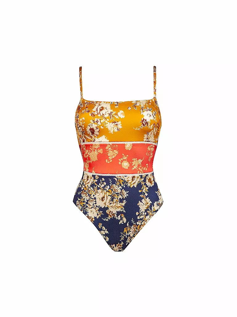 WATERCULT | Damen Badeanzug Patchwork Florals | bunt