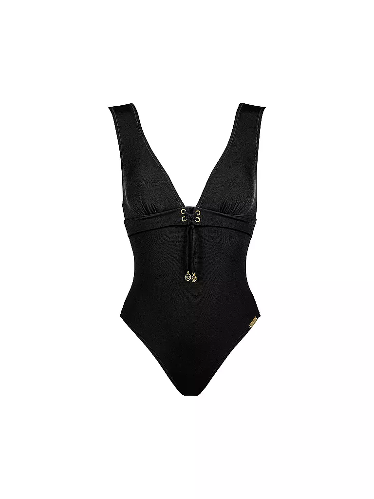 WATERCULT | Damen Badeanzug Summer Solids | schwarz