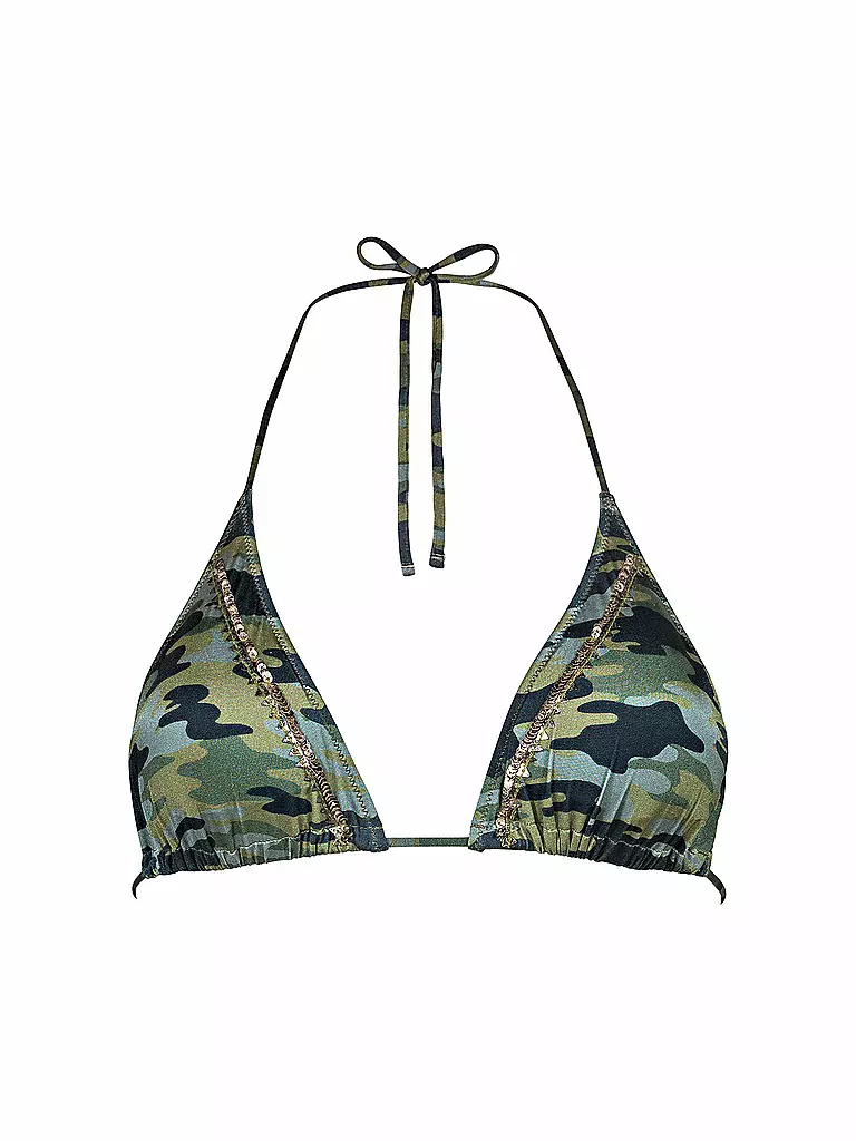 WATERCULT | Damen Bikinioberteil Camo Luxe | 