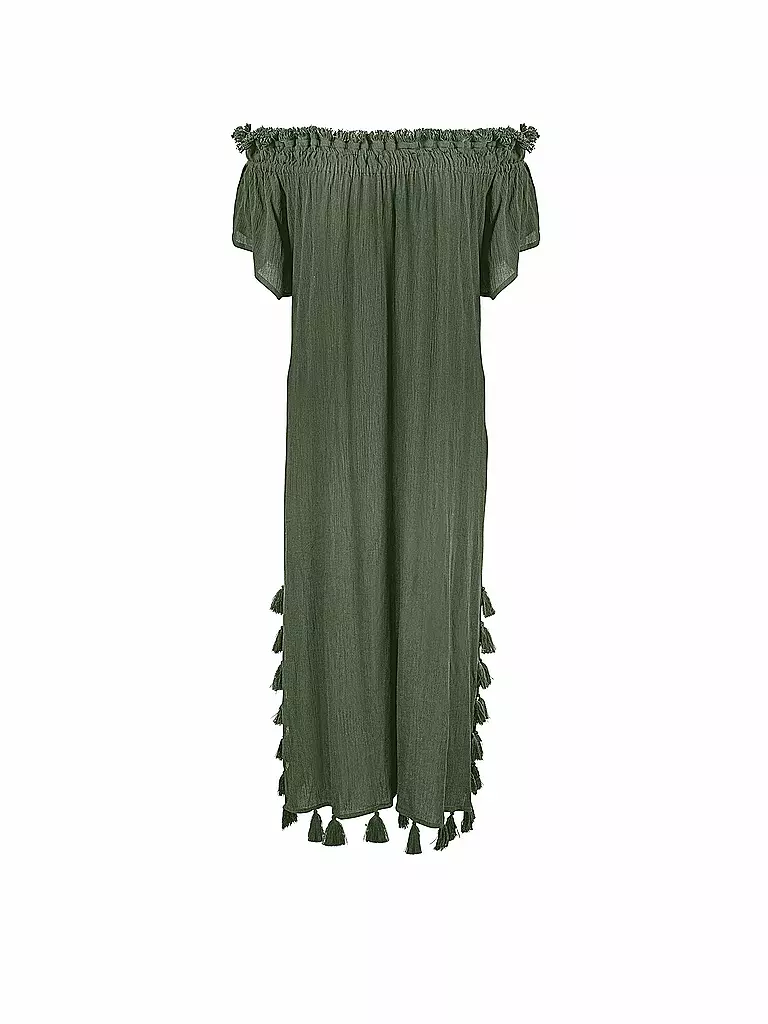 WATERCULT | Damen Strandkleid Maxi | grün