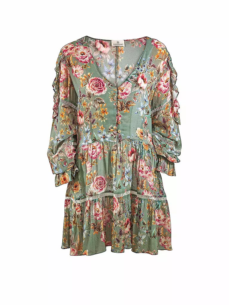 WATERCULT | Damen Tunika Boho Blossom | grün