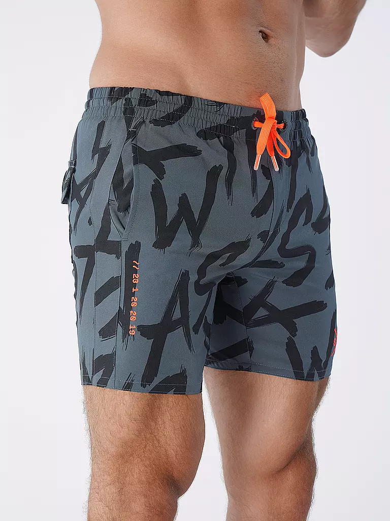 WATTS | Herren Badeshort | grau