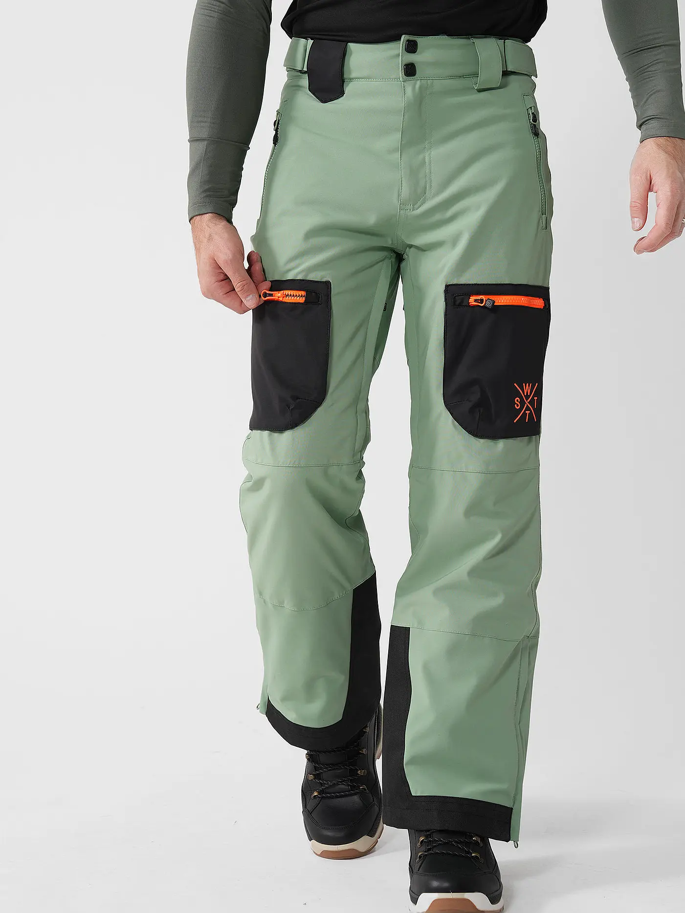 WATTS | Herren Skihose Jib | hellgrün