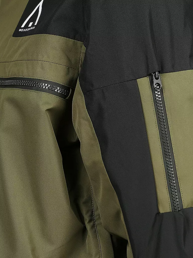 WEARCOLOUR | Herren Snowboardjacke Frame | grün