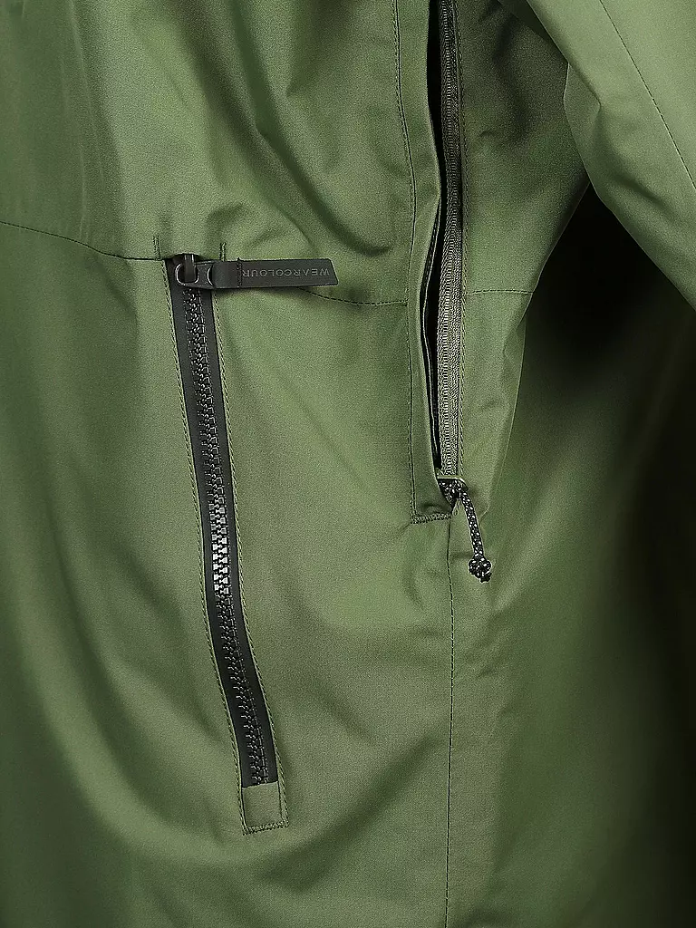 WEARCOLOUR | Herren Snowboardjacke Grid | grün