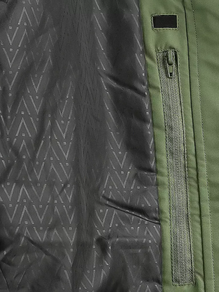 WEARCOLOUR | Herren Snowboardjacke Grid | grün