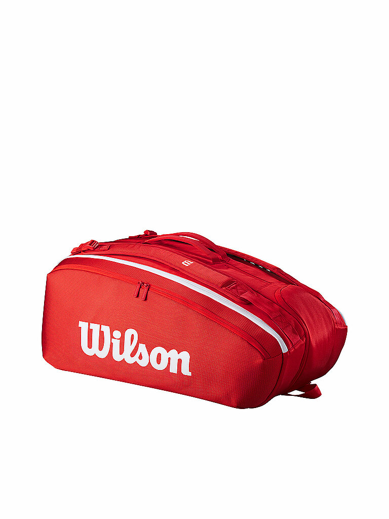 Wilson WILSON Tennistasche Super Tour Red Collection 12er rot, rot