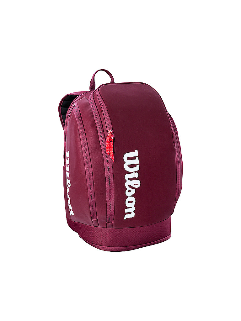 Wilson WILSON Tennis Rucksack Defyer V1 dunkelrot, dunkelrot