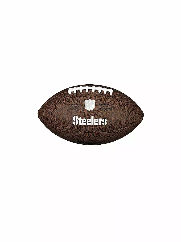 WILSON | American Football NFL Lizenzball Pittsburgh Steelers | braun