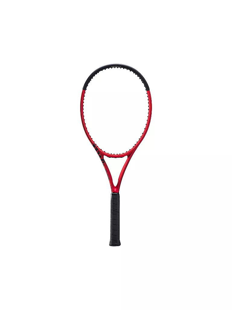 Ein Tennisschläger Und Ein Ball Kosten 1 10 WILSON Tennisschläger Clash 100L v2 unbesaitet rot
