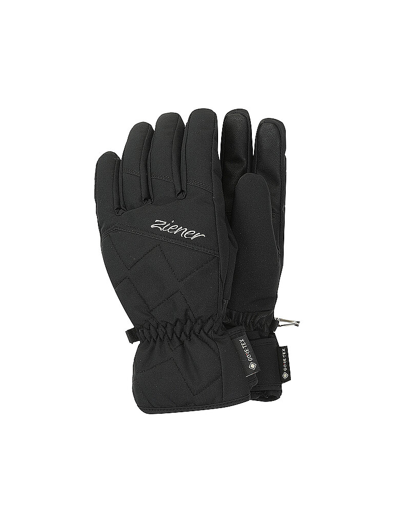 Ziener ZIENER Damen Skihandschuhe GORE-TEX schwarz | 7,5, schwarz