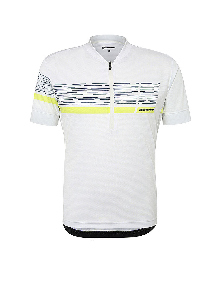 Ziener ZIENER Herren Radtrikot Nemic weiss | 48, weiss