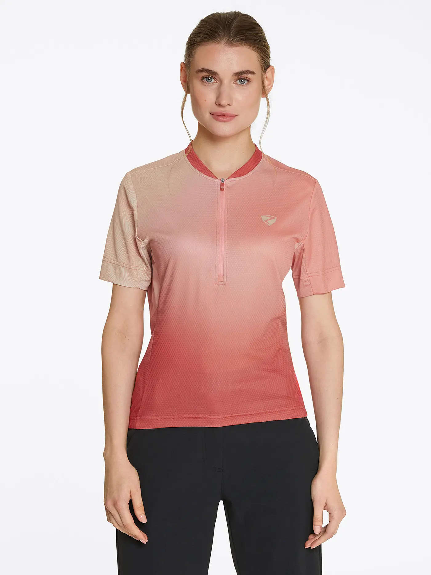 ZIENER | Damen Radtrikot Naladia HZ | koralle
