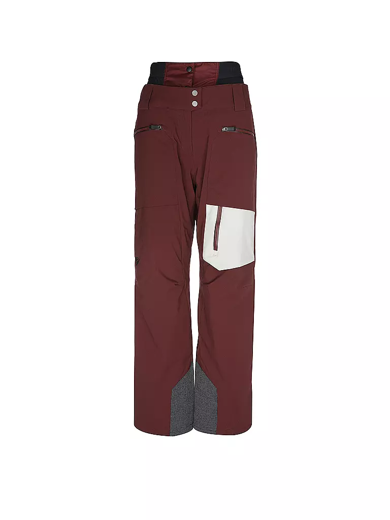 ZIENER | Damen Skihose Tholine | dunkelrot