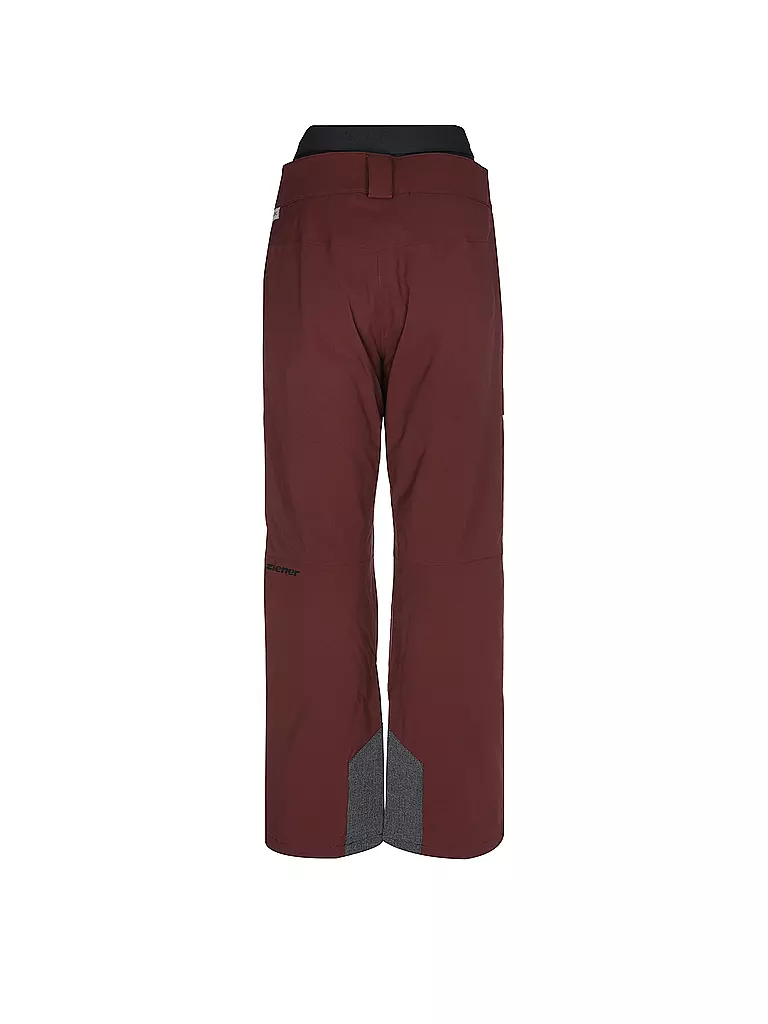 ZIENER | Damen Skihose Tholine | dunkelrot