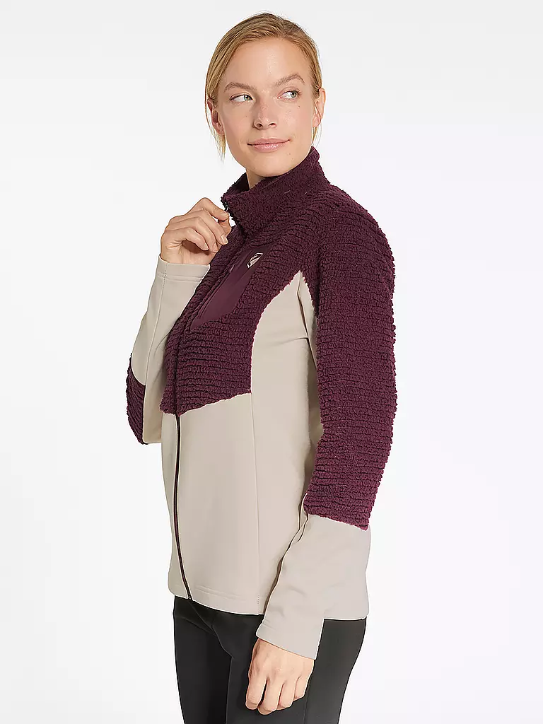 ZIENER | Damen Unterziehjacke Jonia | silber