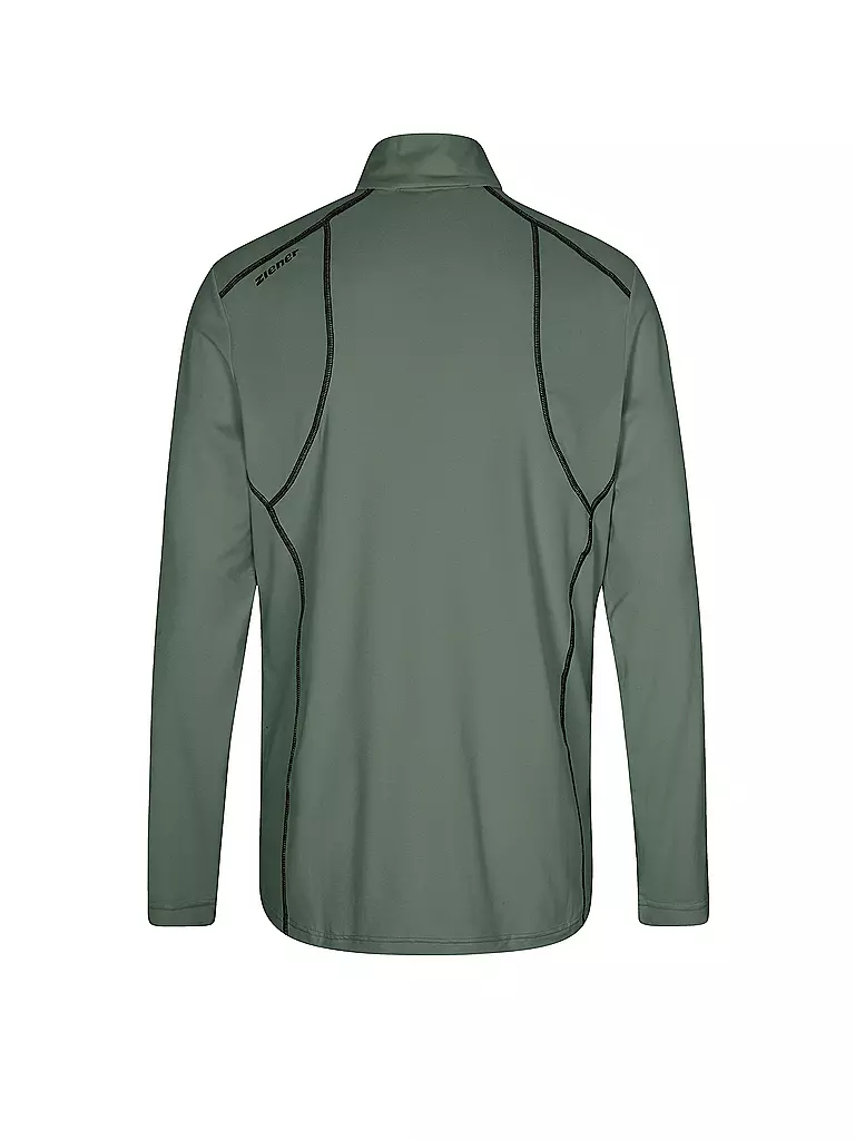 ZIENER | Herren Unterzieh Zipshirt Jochel | schwarz